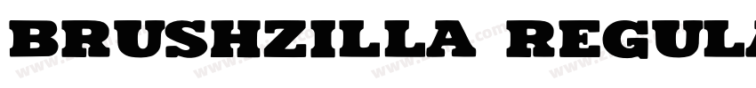 Brushzilla Regular字体转换